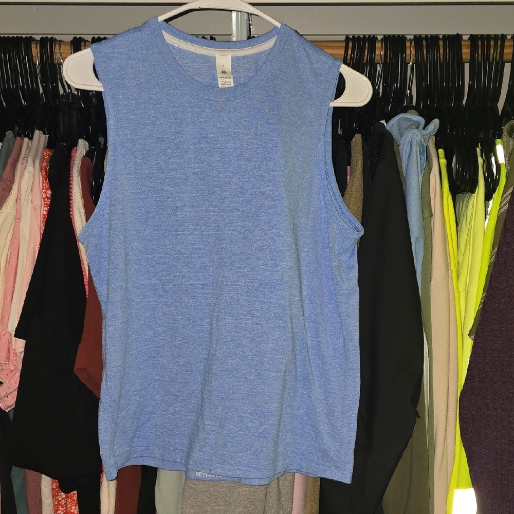 lululemon athletica Light Blue Muscle Tee